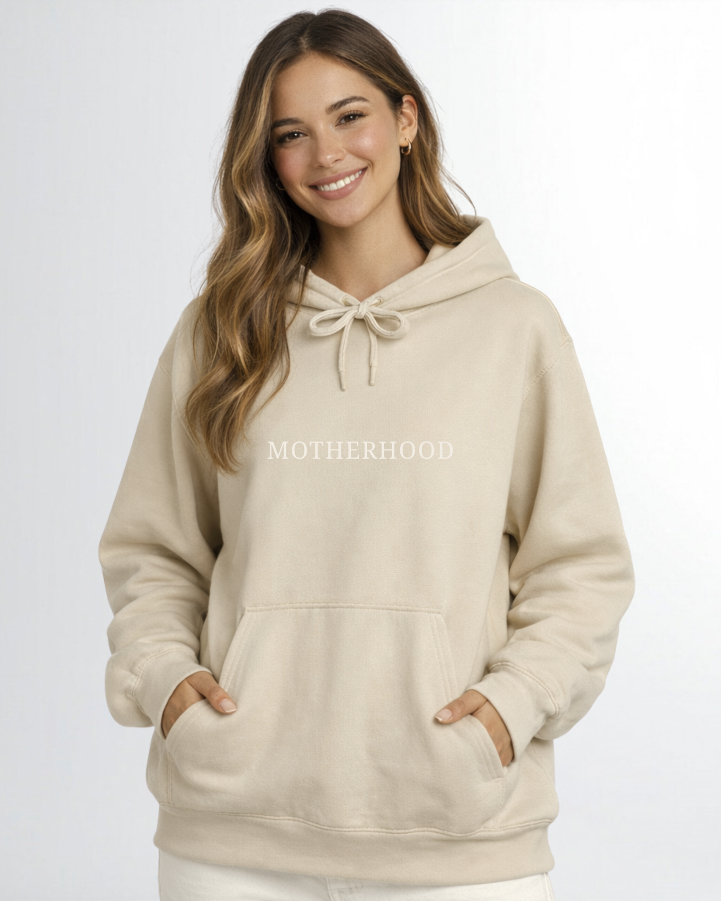 The Motherhood Essential Hoodie - Sand